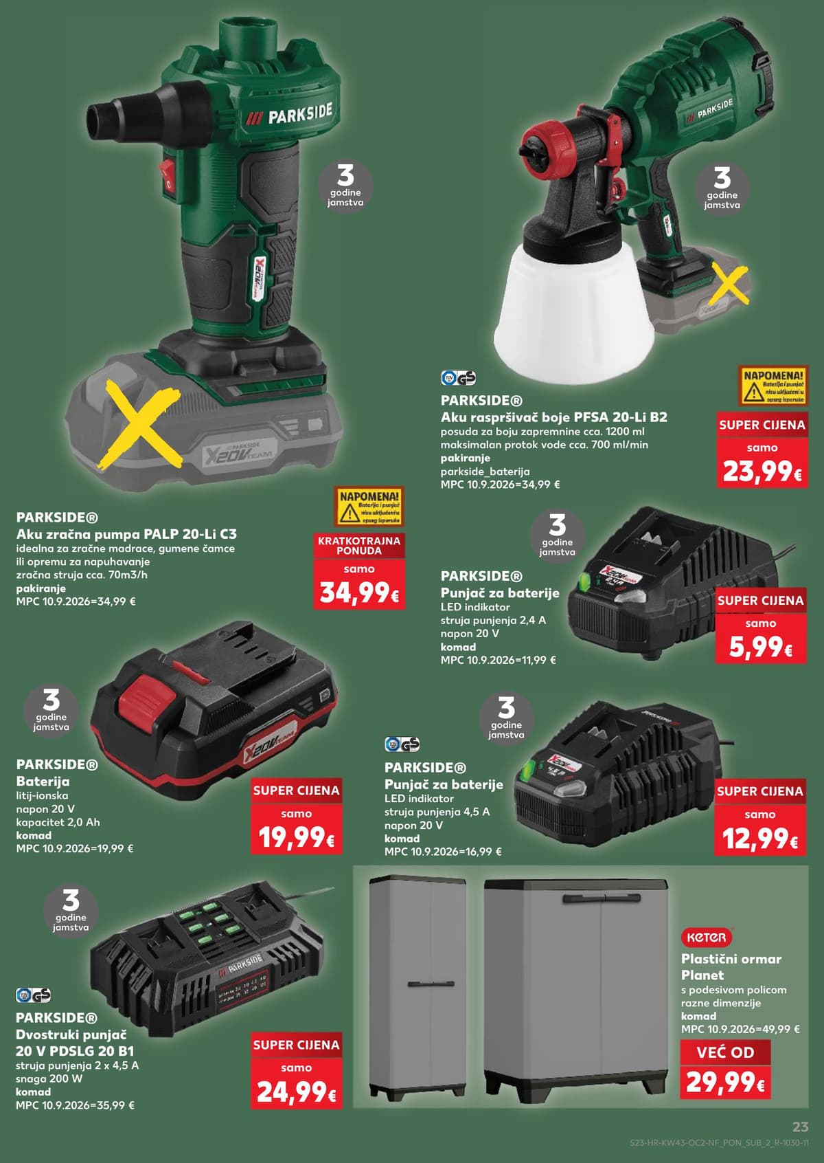 Stranica 23. Kaufland kataloga - Neprehrambeni Proizvodi od 17.10.2026.