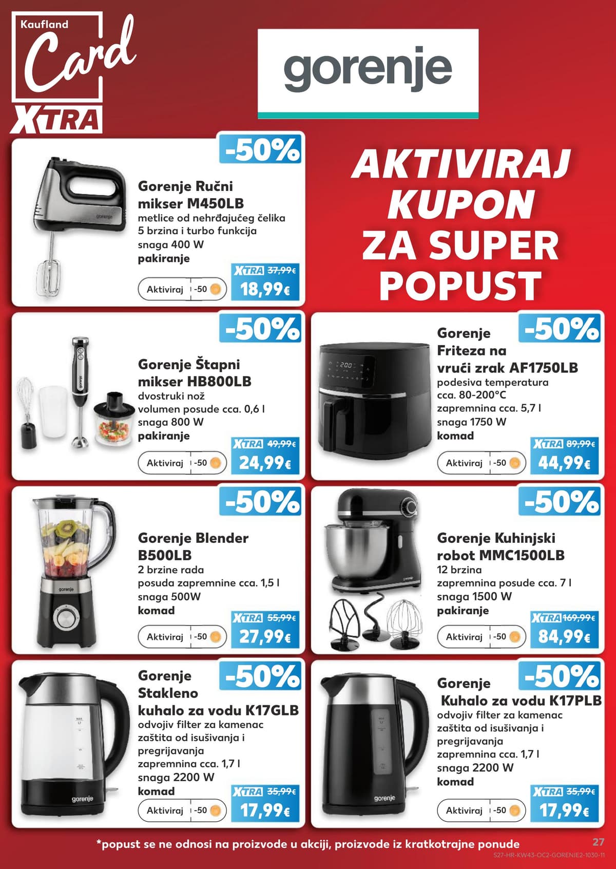 Stranica 27. Kaufland kataloga - Neprehrambeni Proizvodi od 17.10.2026.