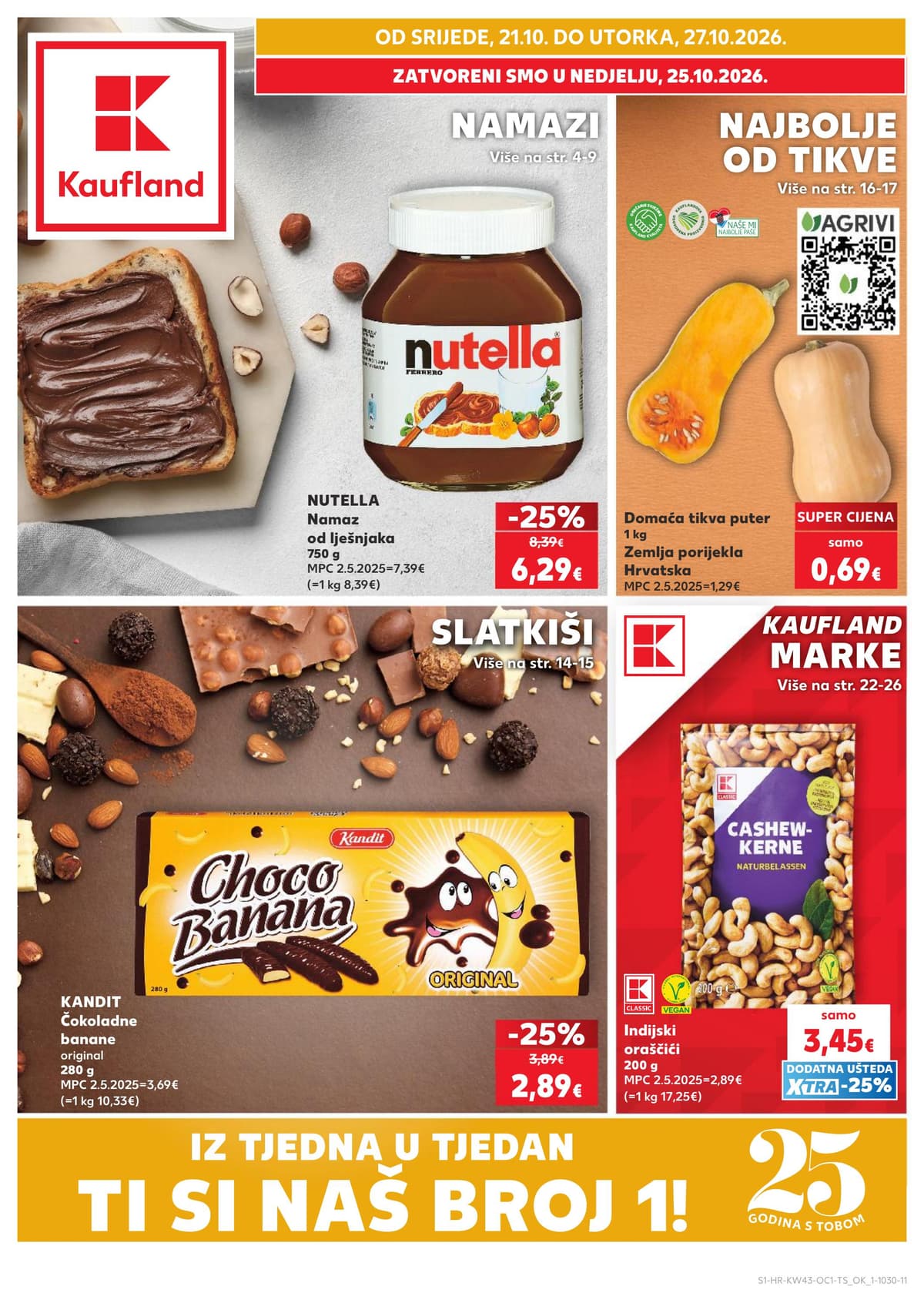 Stranica 1. Kaufland kataloga - Namazi, najbolje od tikve i slatkiši