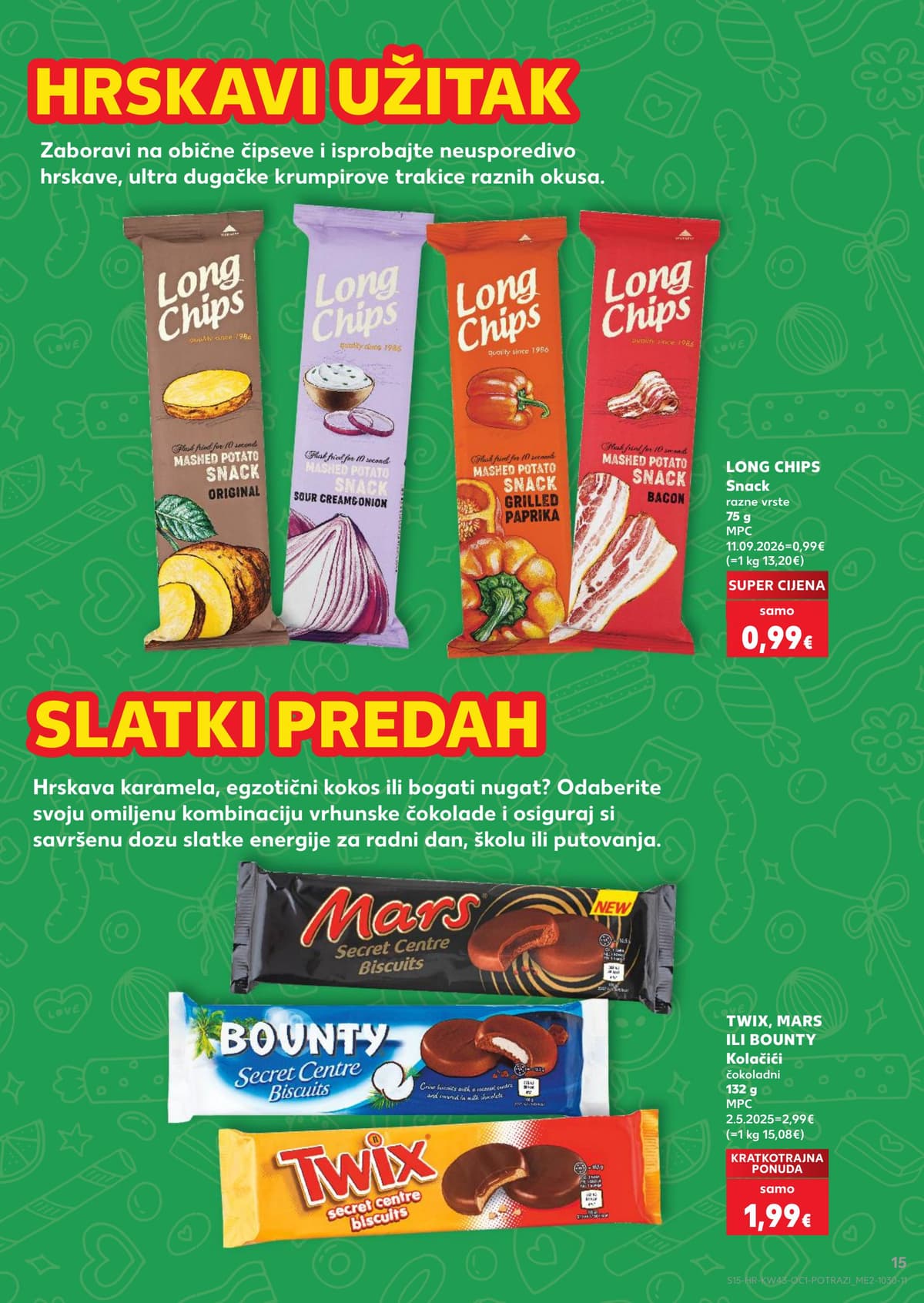 Stranica 15. Kaufland kataloga - Namazi, najbolje od tikve i slatkiši