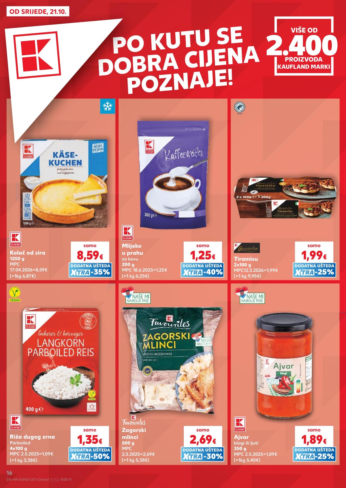 Stranica 16. Kaufland kataloga - Namazi, najbolje od tikve i slatkiši