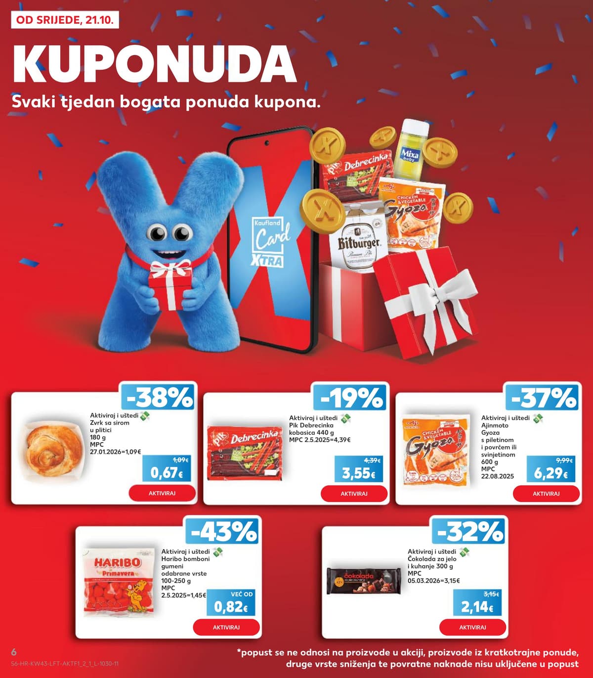 Stranica 6. Kaufland kataloga - Tjedna Akcija od 17.10.2026.