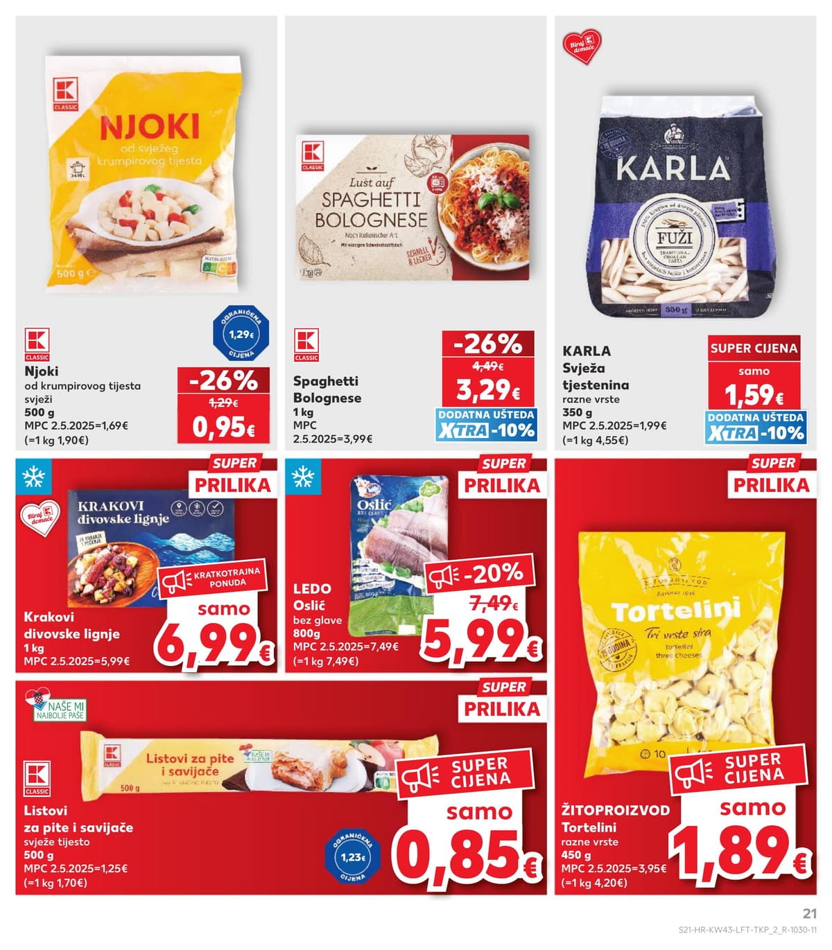 Stranica 21. Kaufland kataloga - Tjedna Akcija od 17.10.2026.