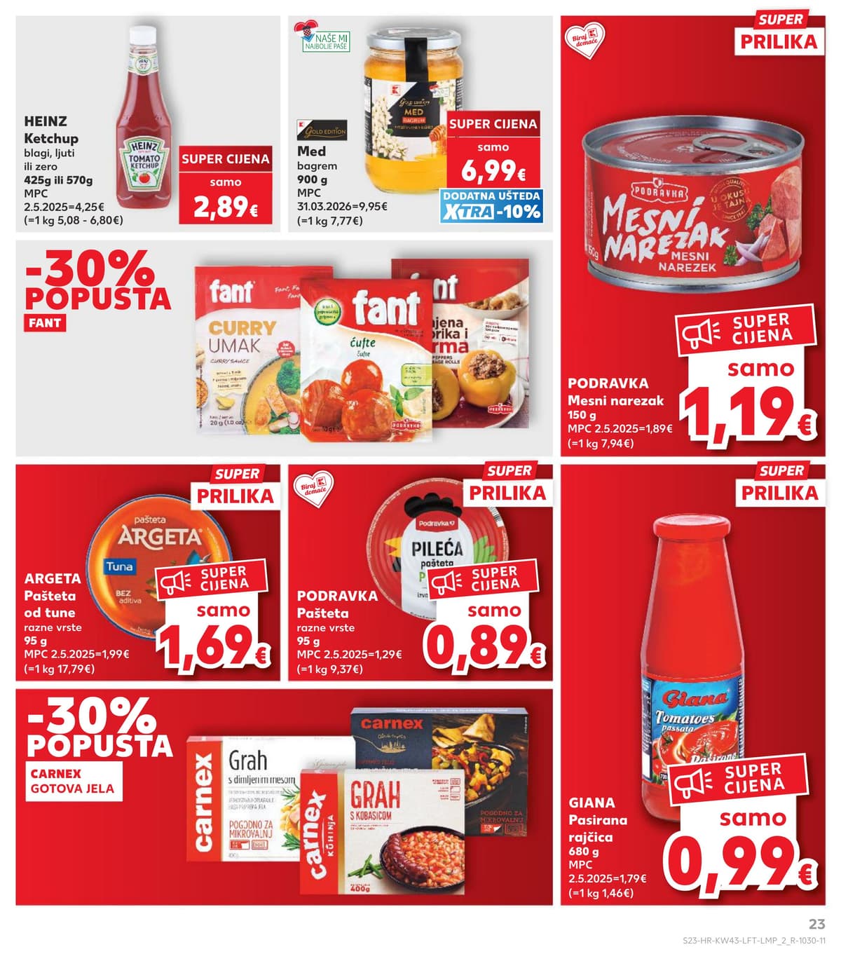 Stranica 23. Kaufland kataloga - Tjedna Akcija od 17.10.2026.