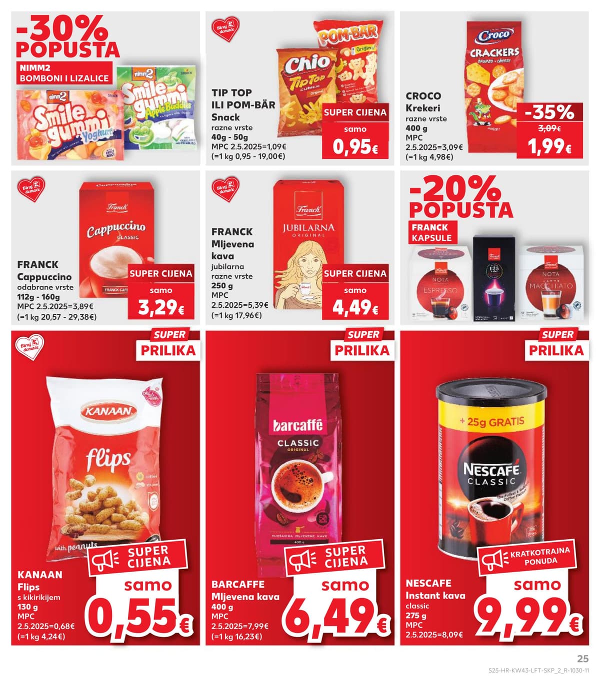 Stranica 25. Kaufland kataloga - Tjedna Akcija od 17.10.2026.