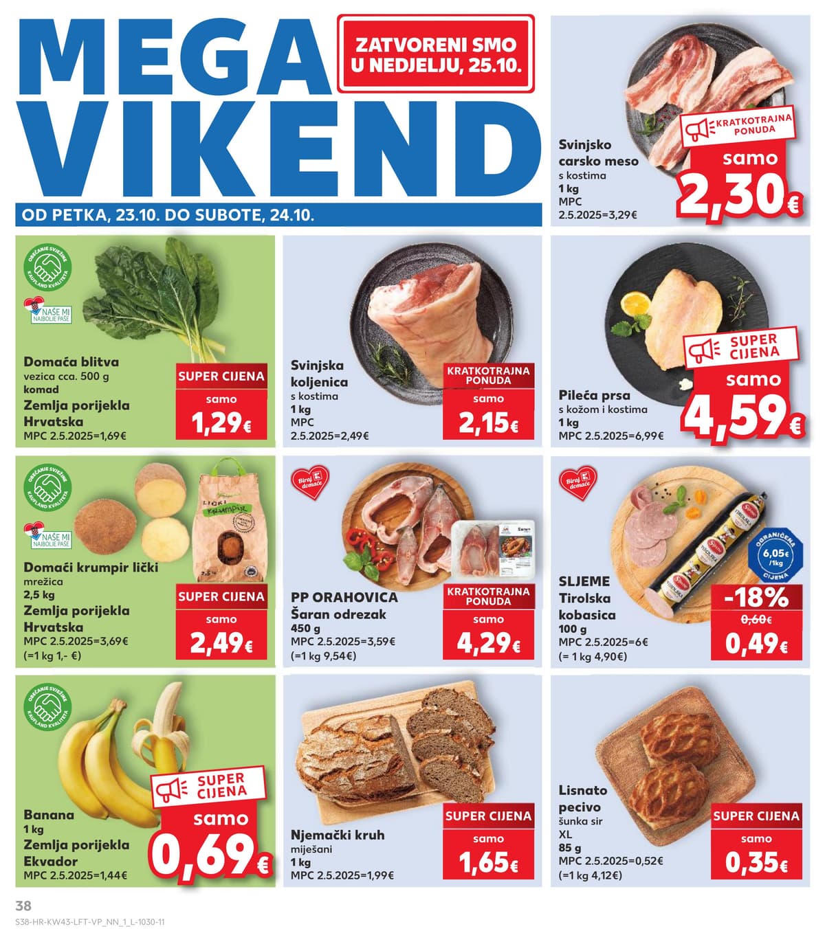 Stranica 38. Kaufland kataloga - Tjedna Akcija od 17.10.2026.