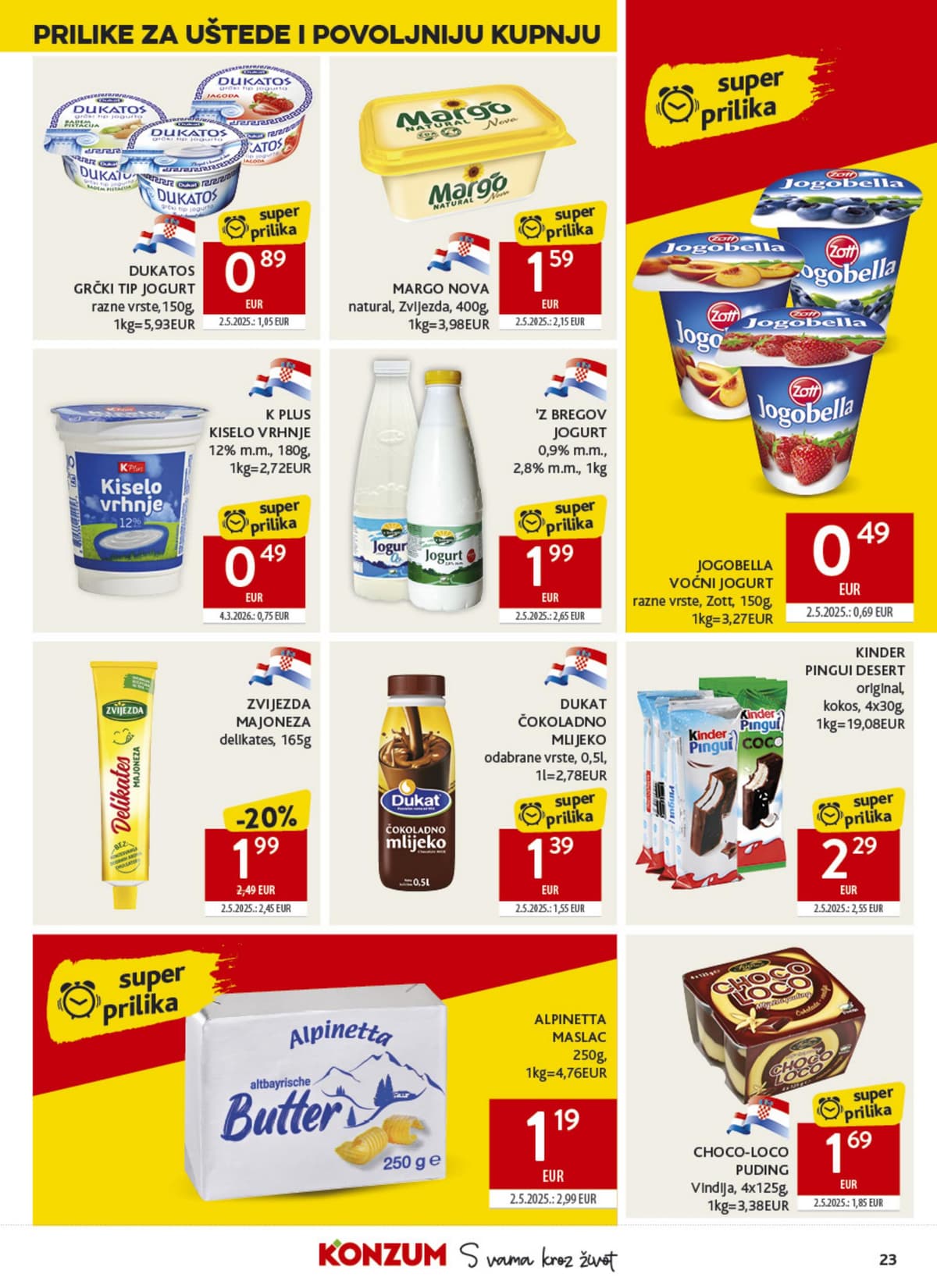 Stranica 23. Konzum kataloga - Tjedna Akcija od 24.10.2026.
