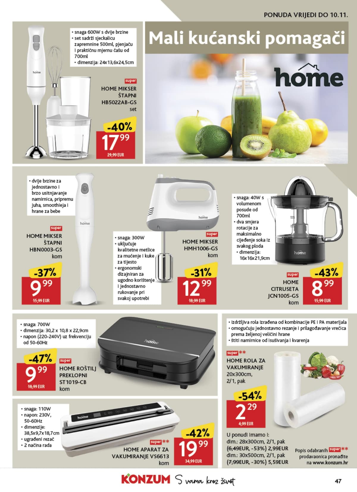 Stranica 47. Konzum kataloga - Tjedna Akcija