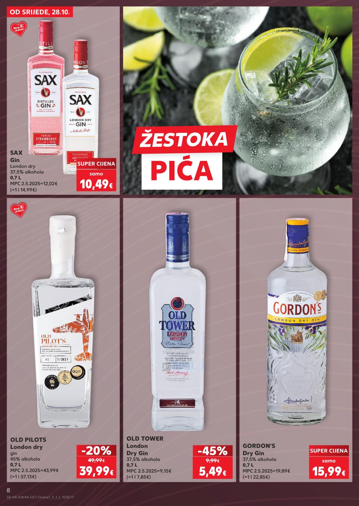 Stranica 8. Kaufland kataloga - Žestoka pića, riba, sve za njegu tijela