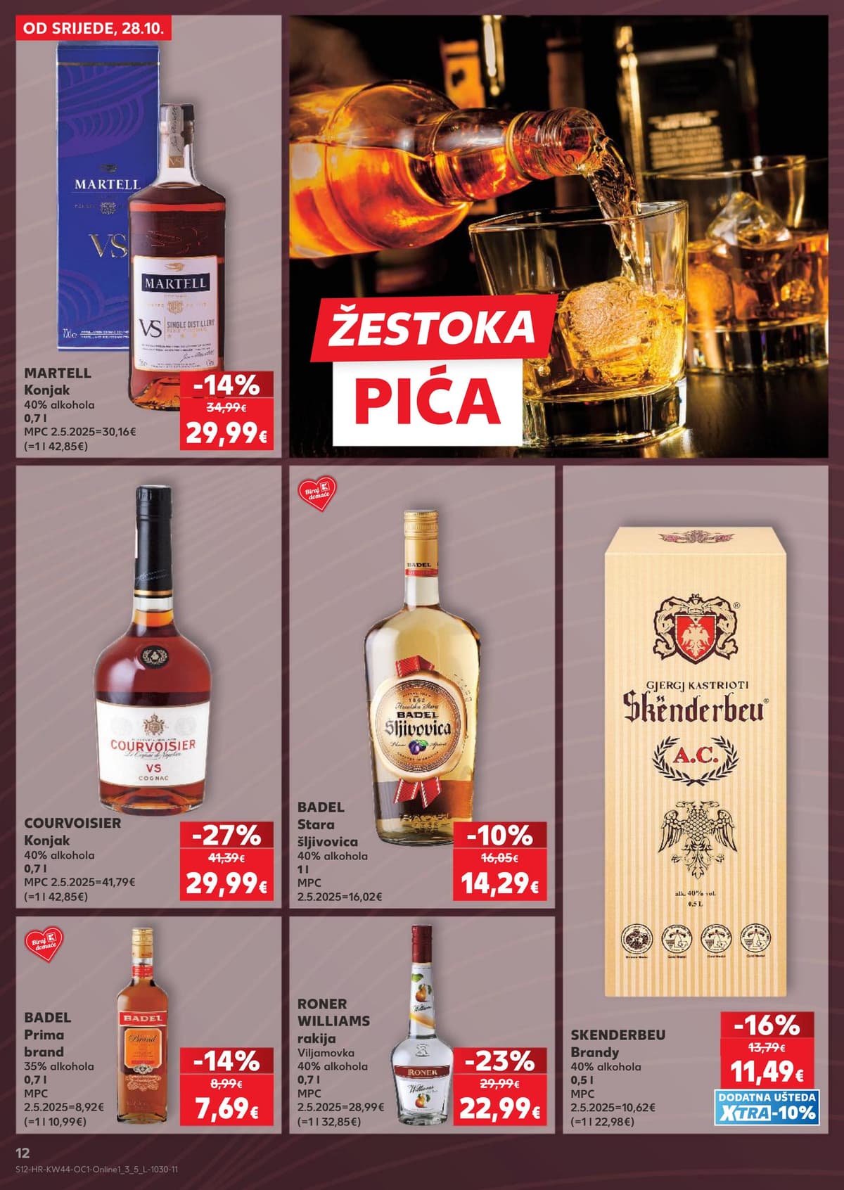 Stranica 12. Kaufland kataloga - Žestoka pića, riba, sve za njegu tijela