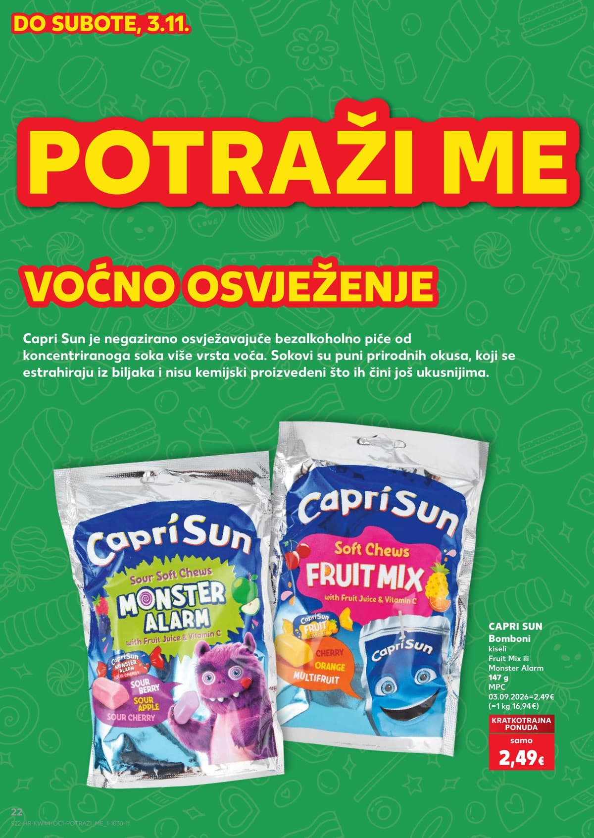 Stranica 22. Kaufland kataloga - Žestoka pića, riba, sve za njegu tijela od 24.10.2026.