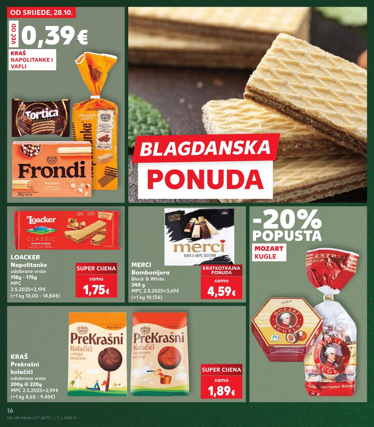 Stranica 16. Kaufland kataloga - Tjedna Akcija od 24.10.2026.