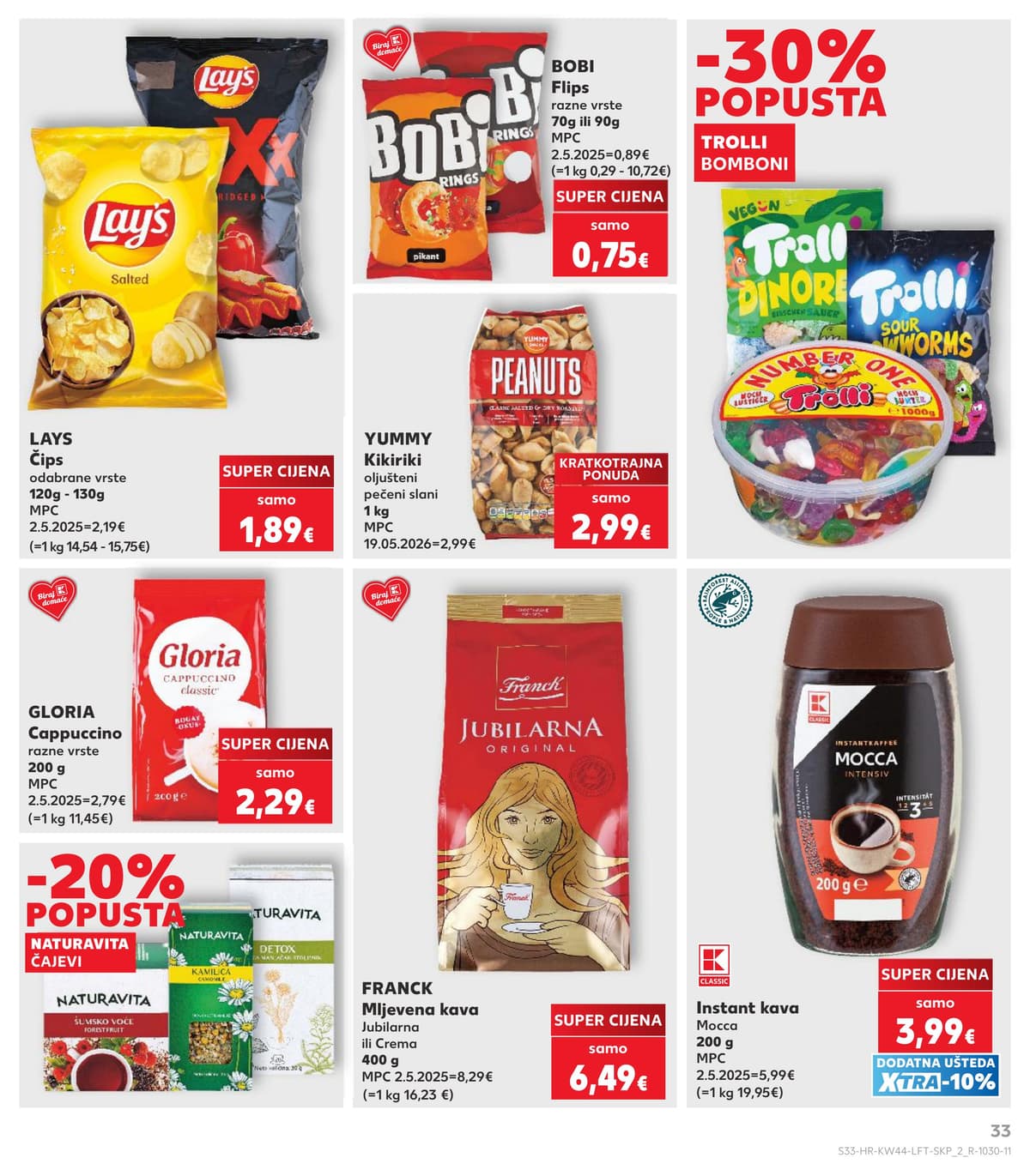 Stranica 33. Kaufland kataloga - Tjedna Akcija od 24.10.2026.