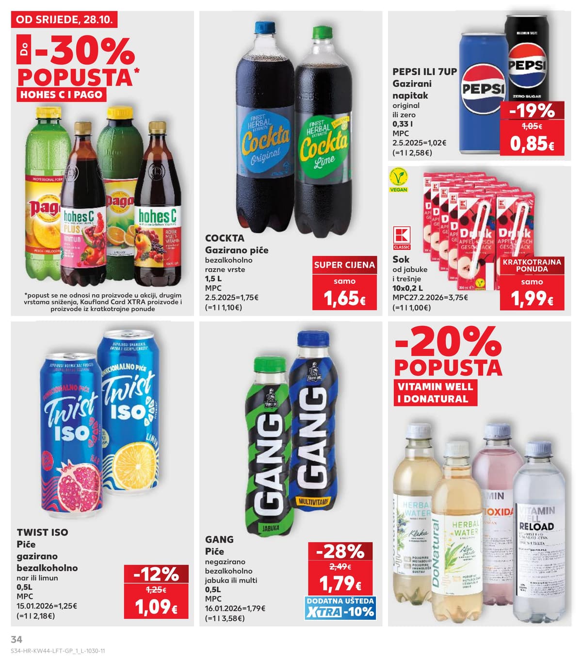 Stranica 34. Kaufland kataloga - Tjedna Akcija od 24.10.2026.