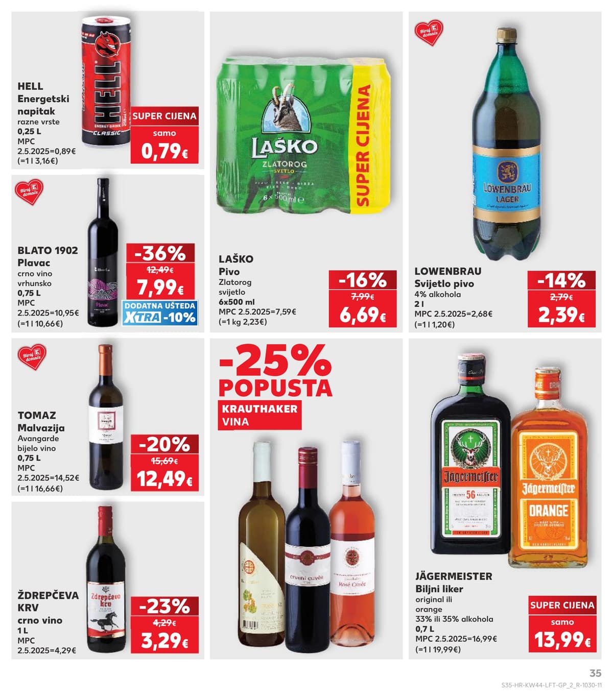 Stranica 35. Kaufland kataloga - Tjedna Akcija