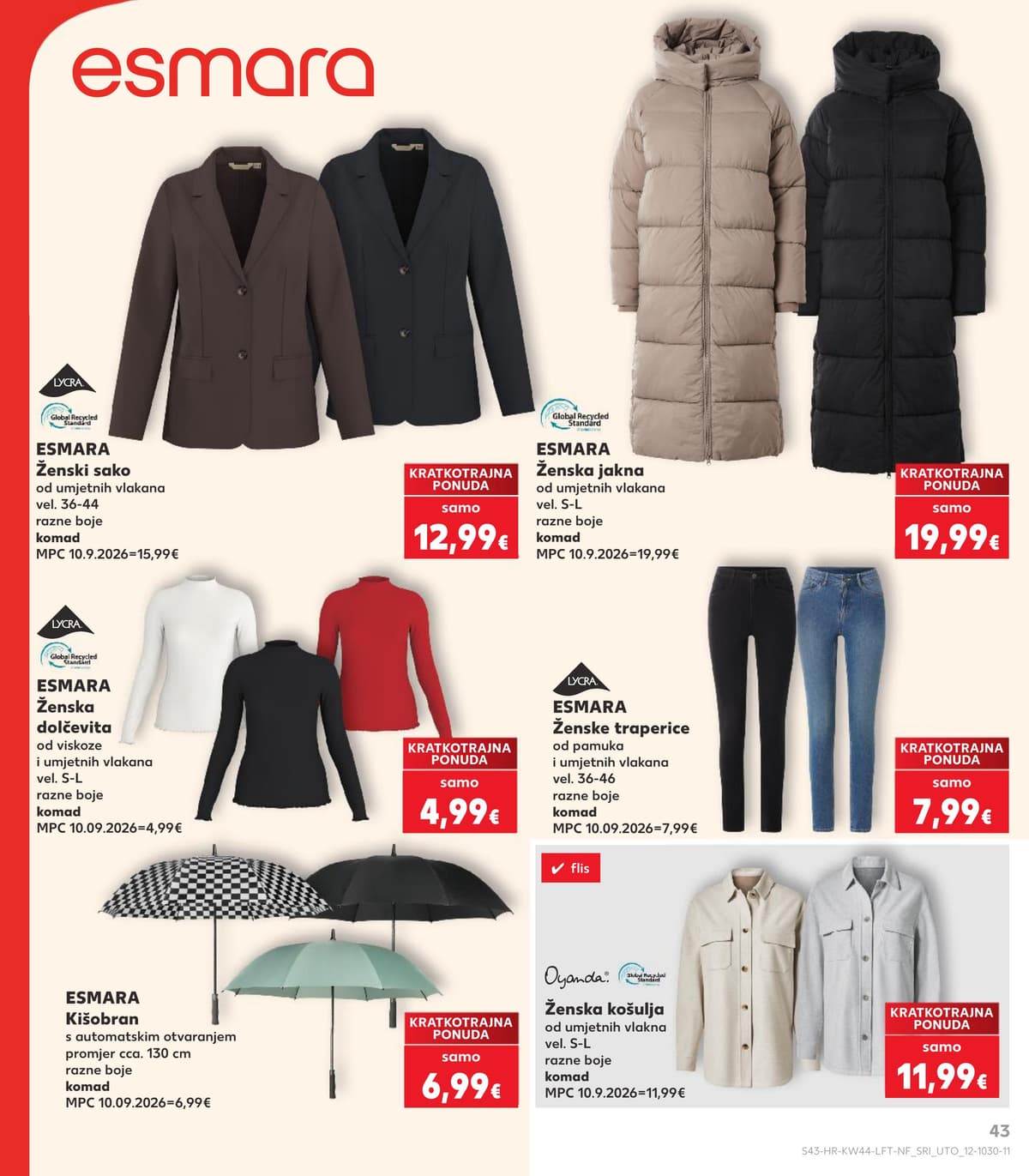 Stranica 43. Kaufland kataloga - Tjedna Akcija od 24.10.2026.