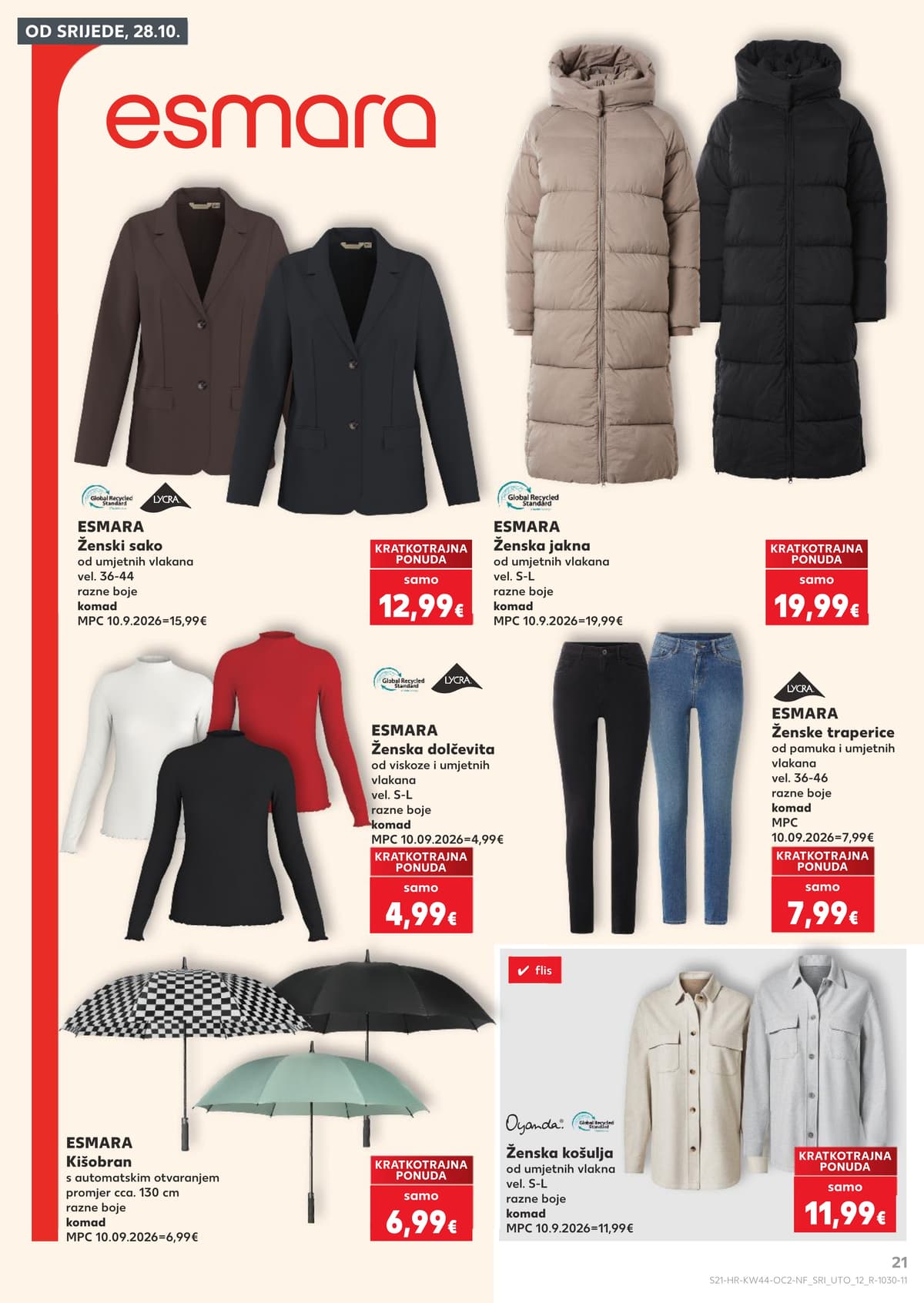 Stranica 21. Kaufland kataloga - Neprehrambeni Proizvodi od 30.10.2026.