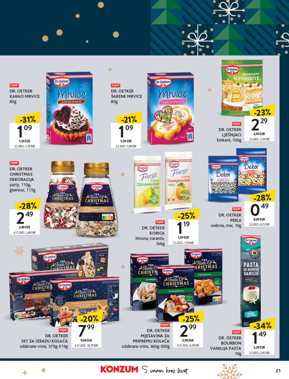 Stranica 21. Konzum kataloga - Bozićni kolači