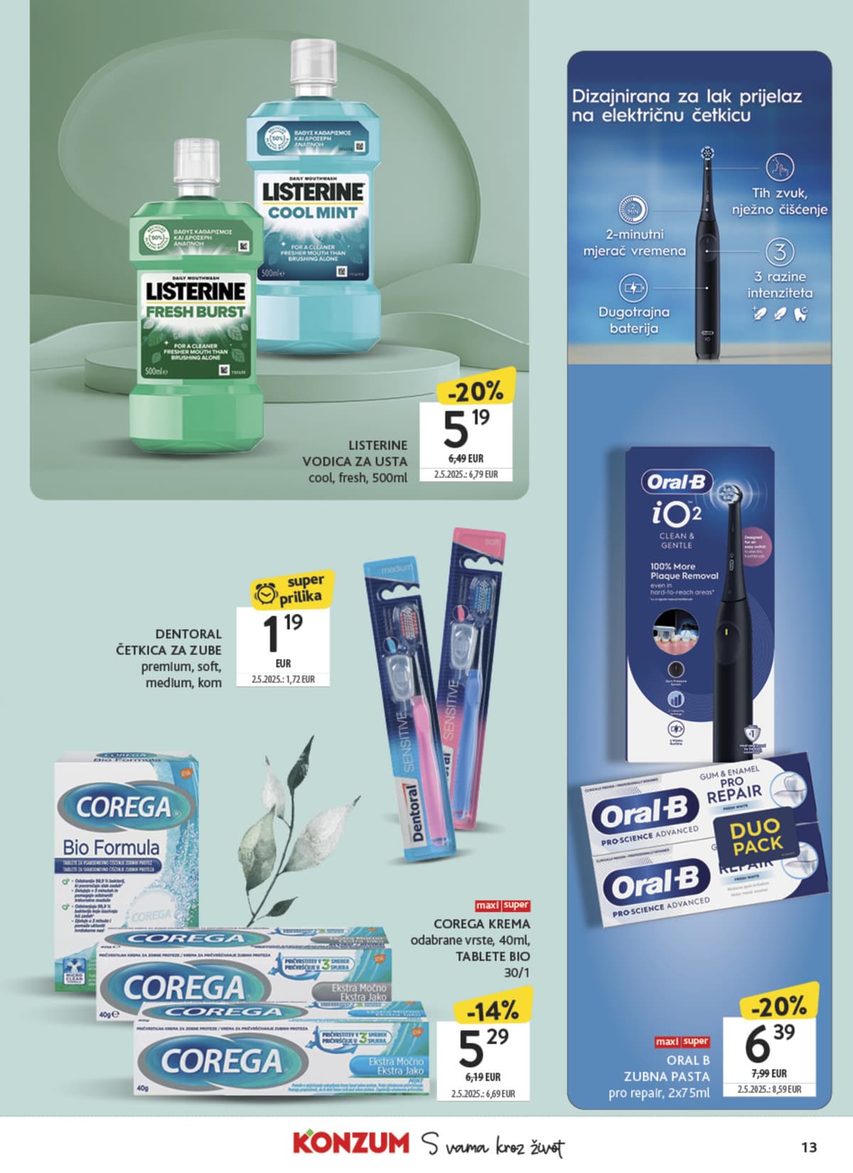 Stranica 13. Konzum kataloga - Ljepota i Njega od 31.03.2026.