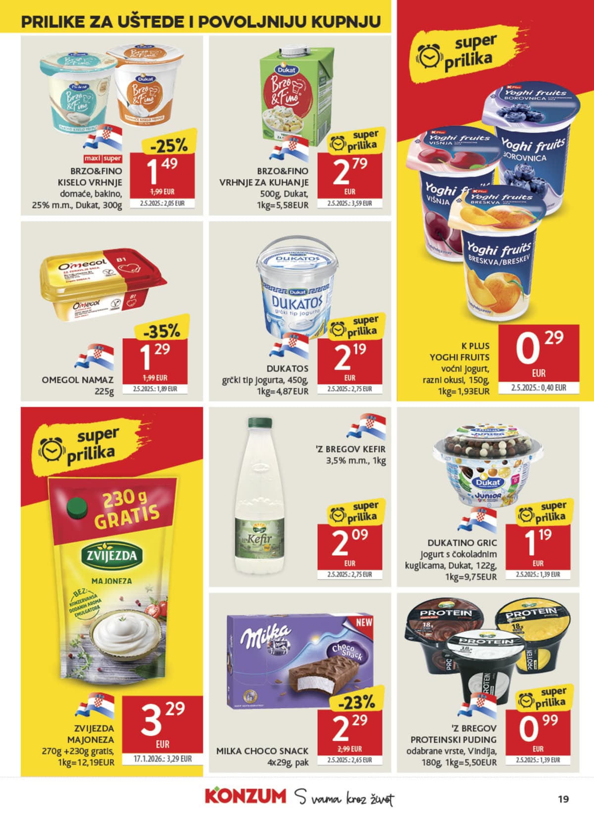 Stranica 19. Konzum kataloga - Tjedna Akcija od 01.04.2026.