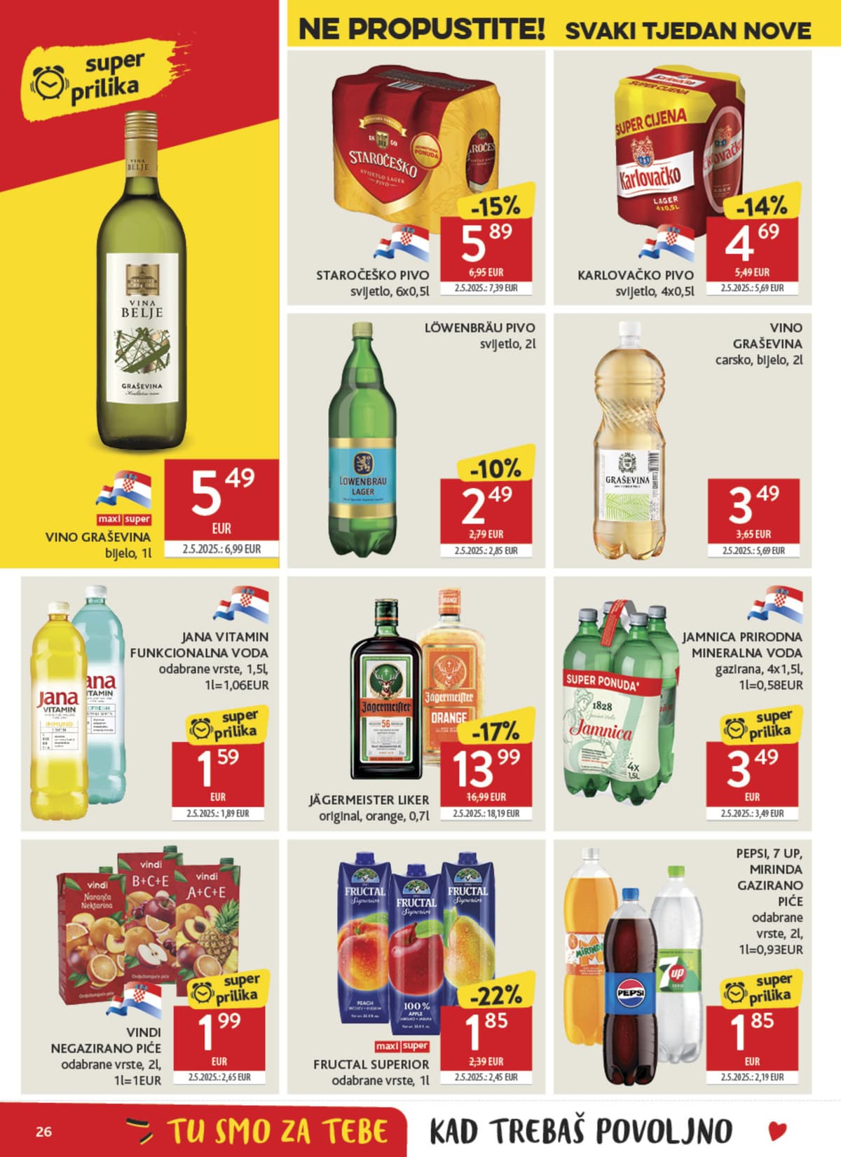 Stranica 26. Konzum kataloga - Tjedna Akcija od 01.04.2026.