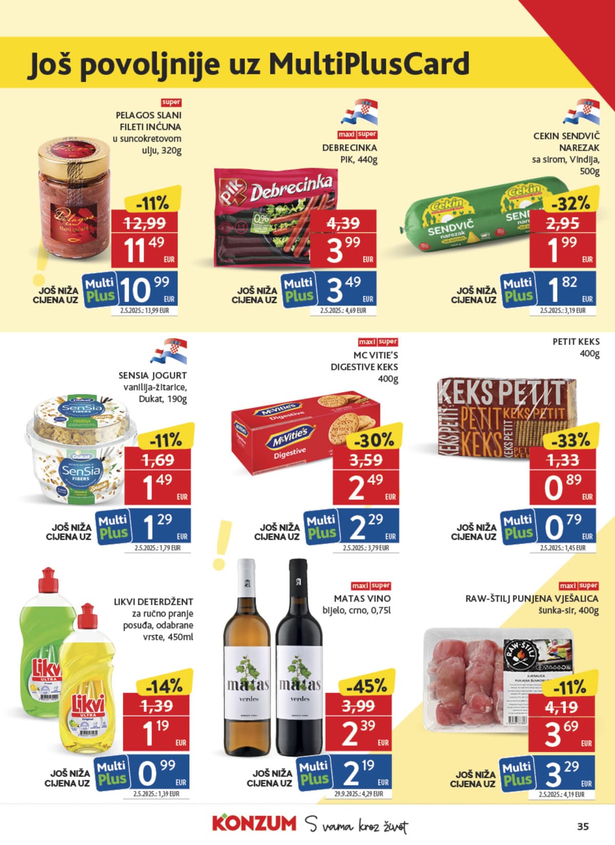 Stranica 35. Konzum kataloga - Tjedna Akcija od 01.04.2026.