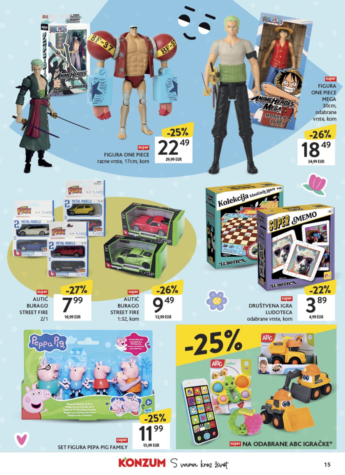 Stranica 15. Konzum kataloga - Igračke od 15.03.2026.