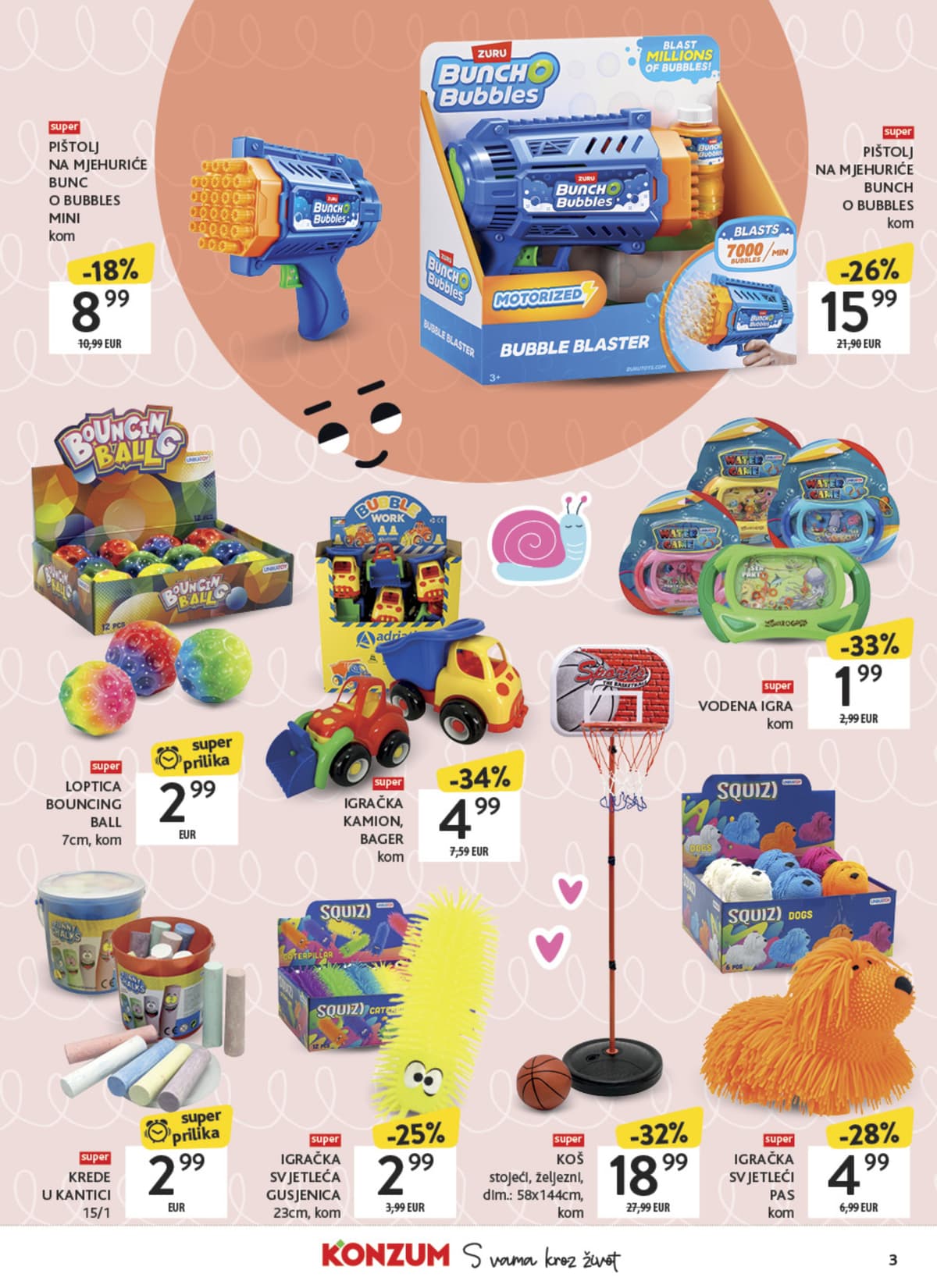 Stranica 3. Konzum kataloga - Igračke od 15.03.2026.