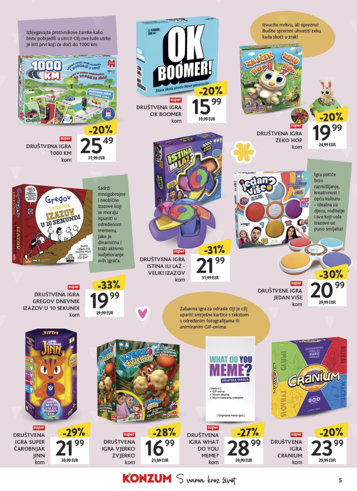 Stranica 5. Konzum kataloga - Igračke od 15.03.2026.