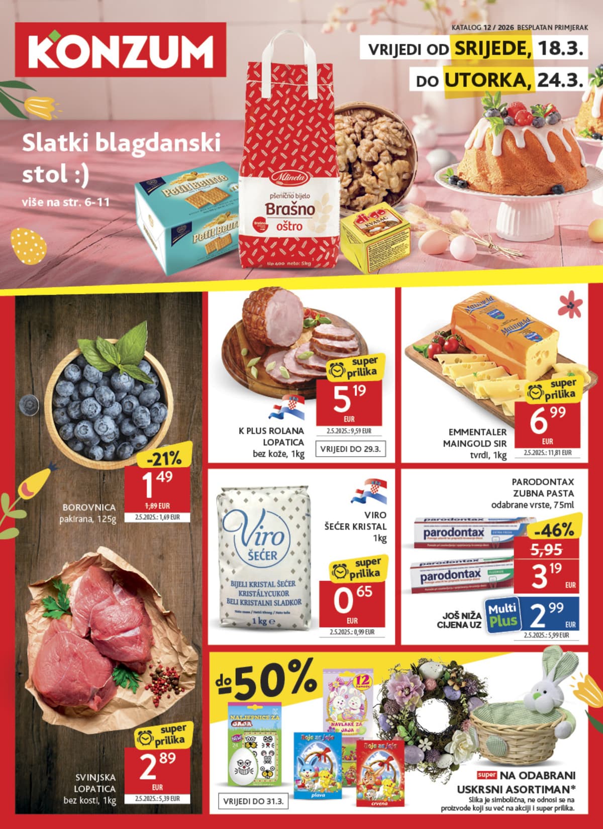 Stranica 1. Konzum kataloga - Tjedna Akcija od 20.03.2026.