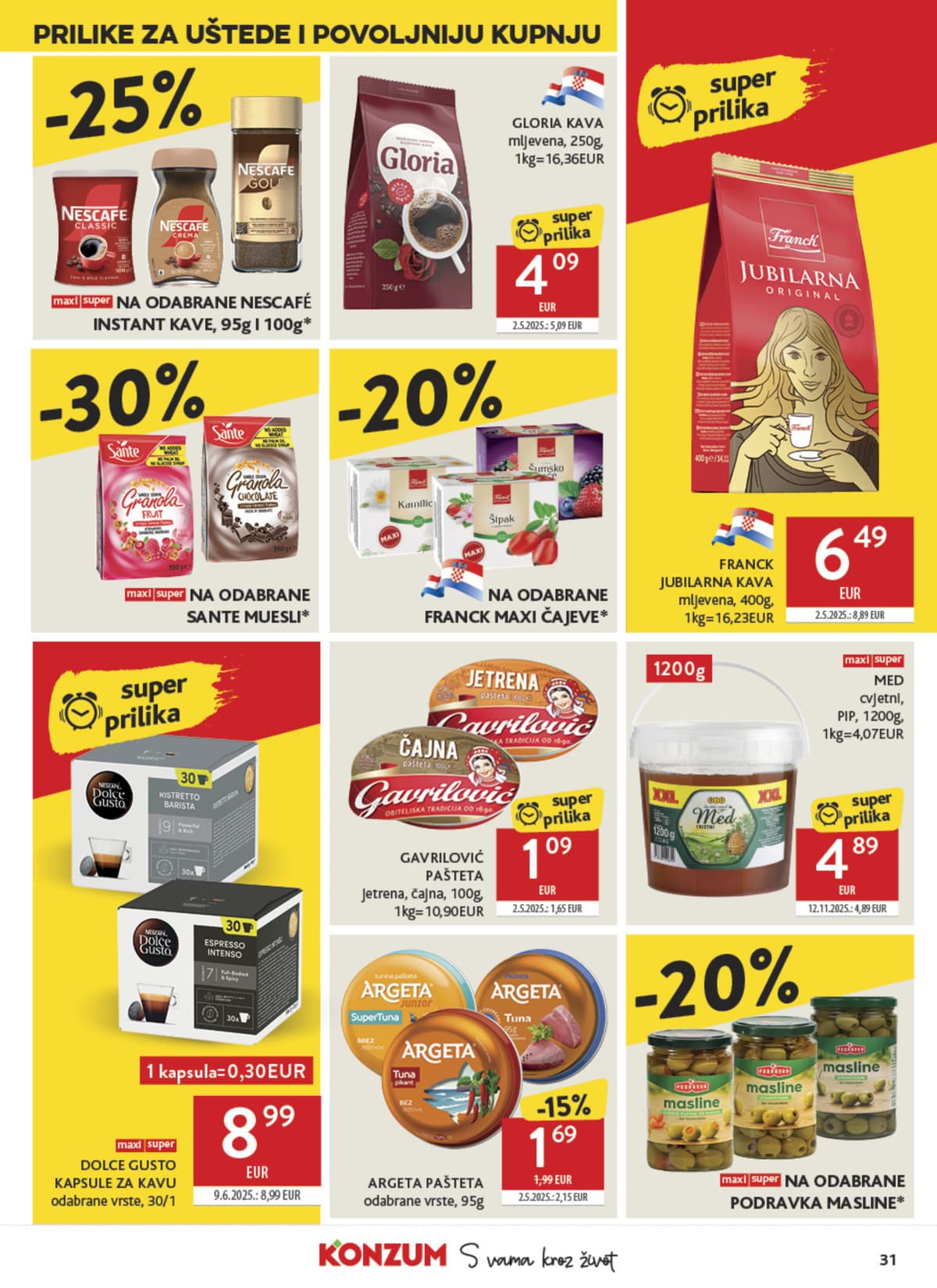 Stranica 31. Konzum kataloga - Tjedna Akcija od 20.03.2026.