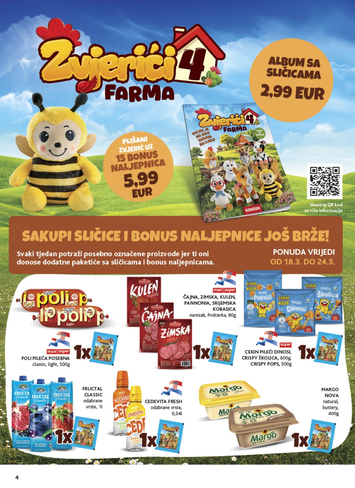 Stranica 4. Konzum kataloga - Tjedna Akcija od 20.03.2026.