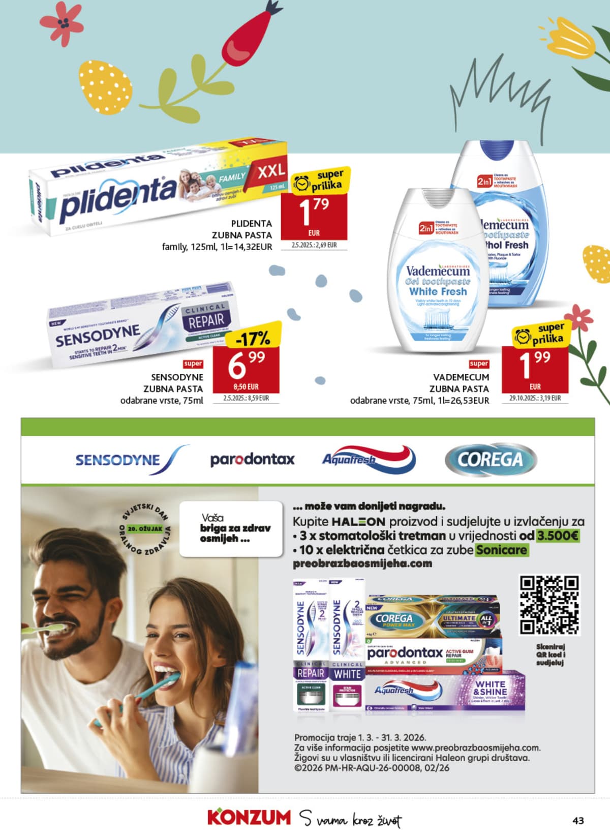 Stranica 43. Konzum kataloga - Tjedna Akcija od 20.03.2026.