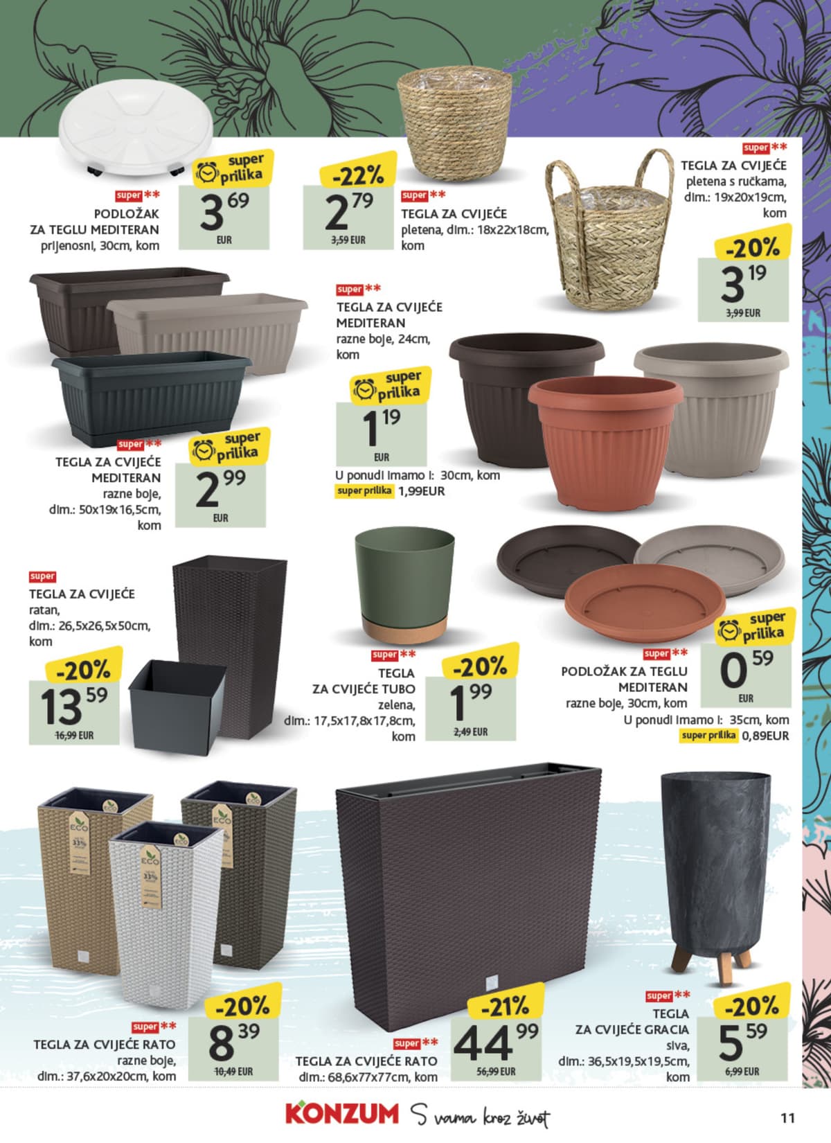 Stranica 11. Konzum kataloga - Vrt od 26.03.2026.