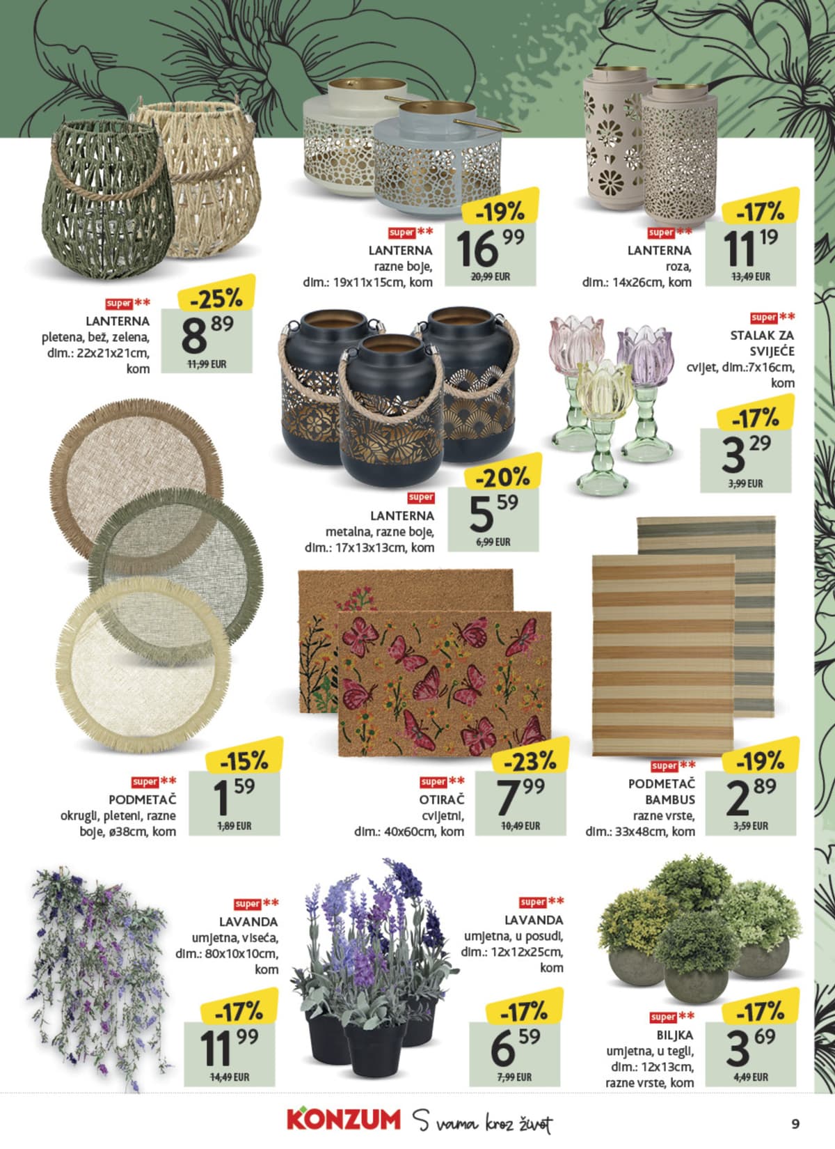Stranica 9. Konzum kataloga - Vrt od 26.03.2026.