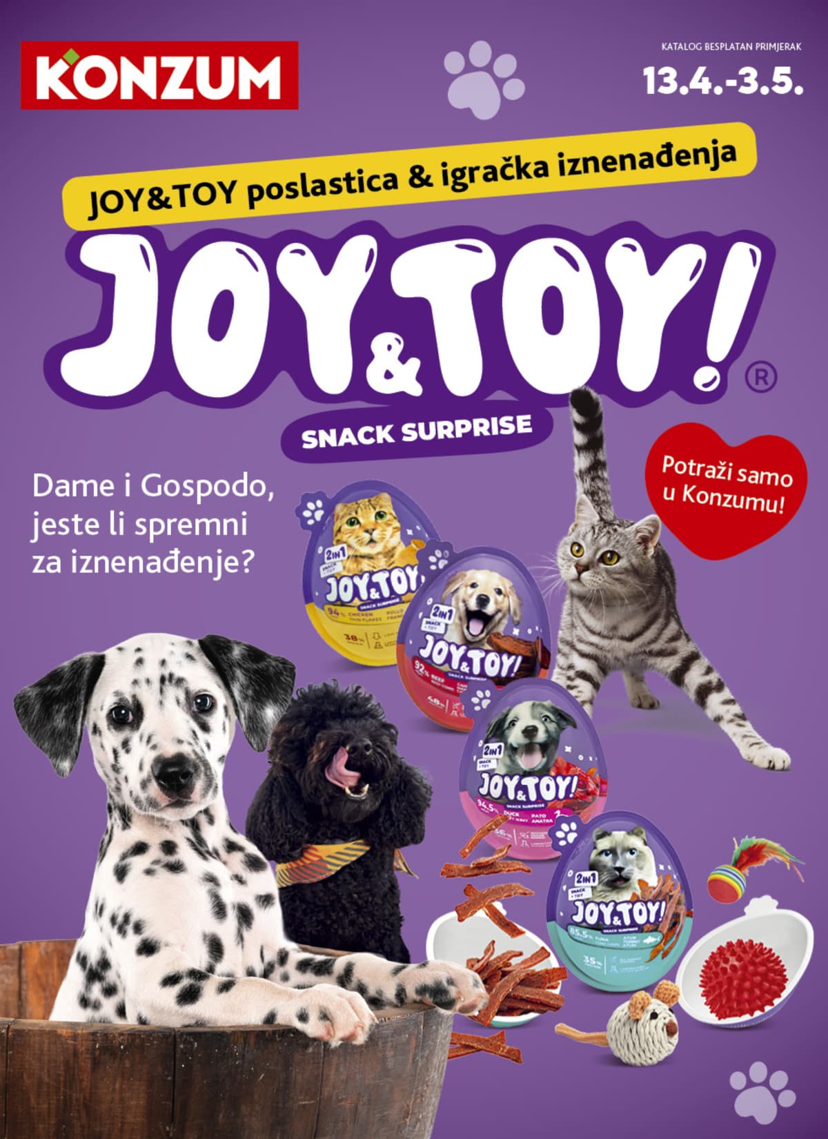 Stranica 1. Konzum kataloga - Kućni Ljubimci od 14.04.2026.