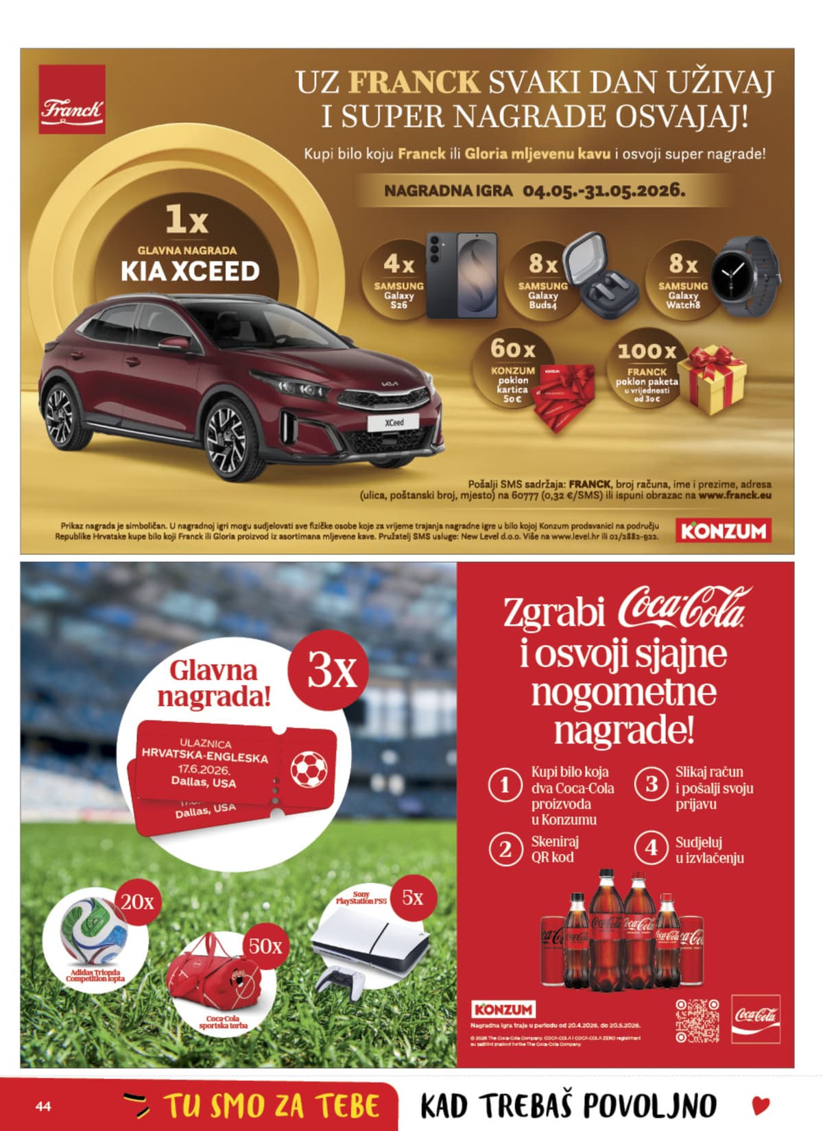 Stranica 44. Konzum kataloga - Tjedna Akcija od 27.04.2026.