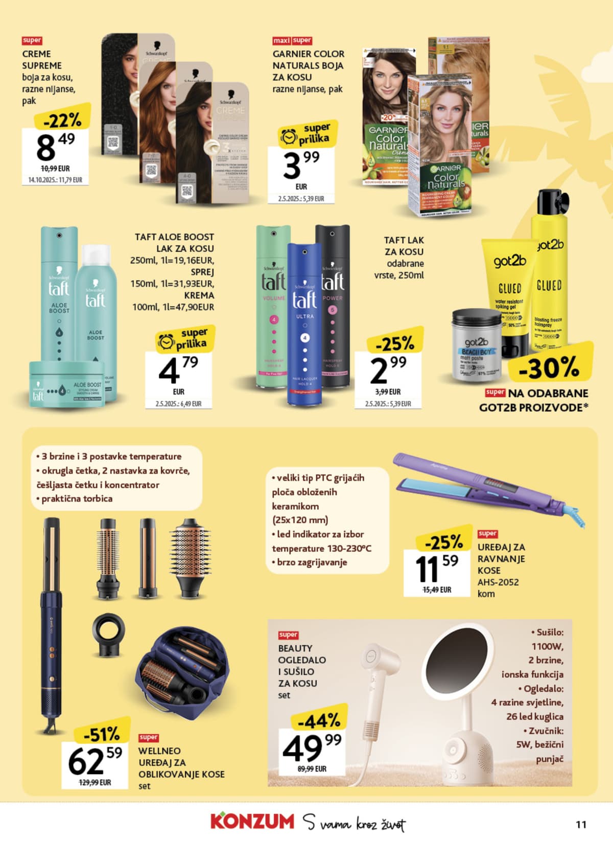 Stranica 11. Konzum kataloga - Ljepota i Njega