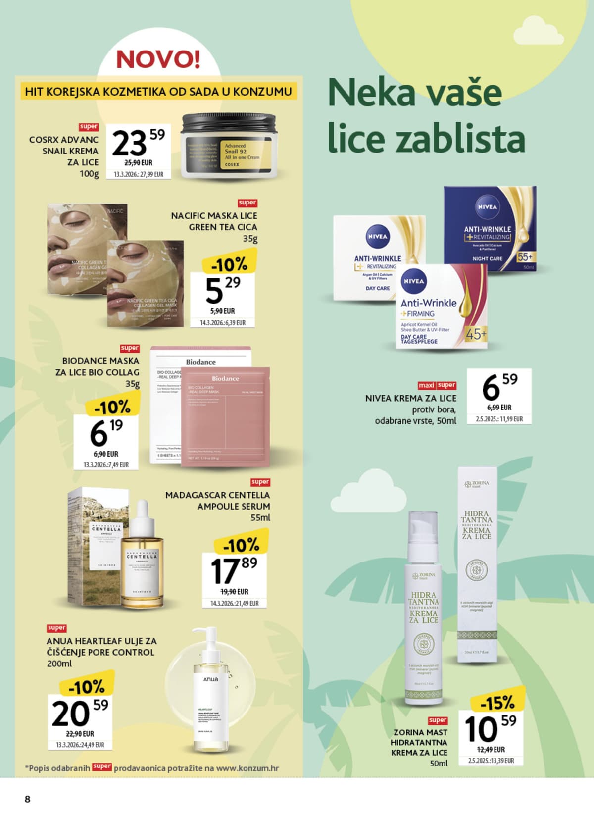 Stranica 8. Konzum kataloga - Ljepota i Njega od 08.05.2026.
