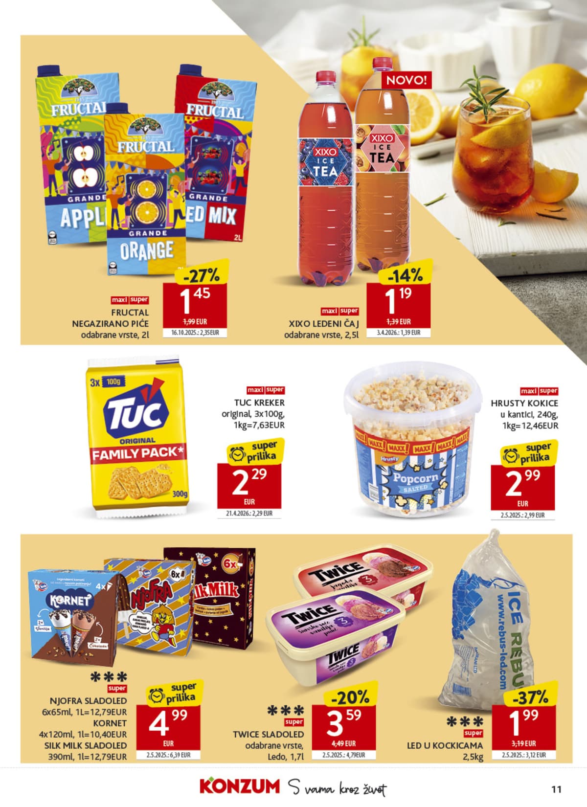 Stranica 11. Konzum kataloga - Tjedna Akcija od 11.05.2026.