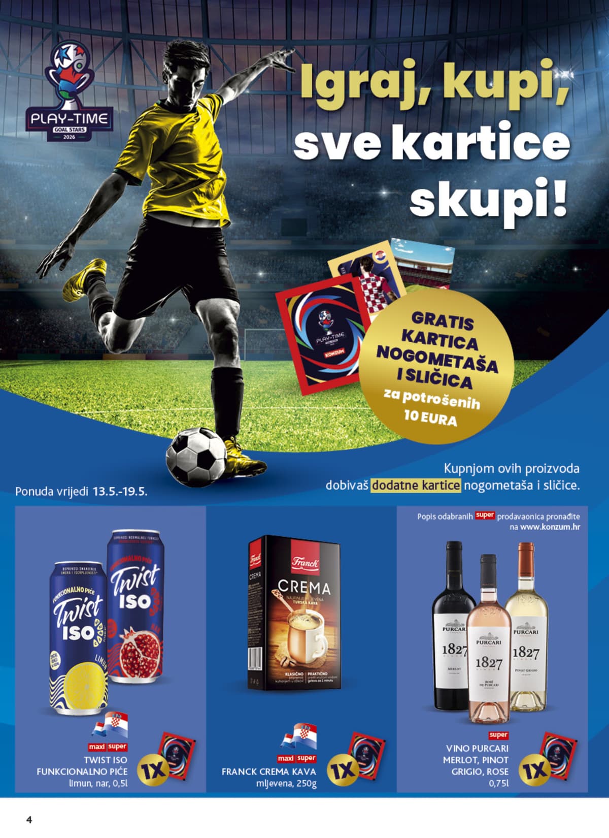 Stranica 4. Konzum kataloga - Tjedna Akcija od 11.05.2026.