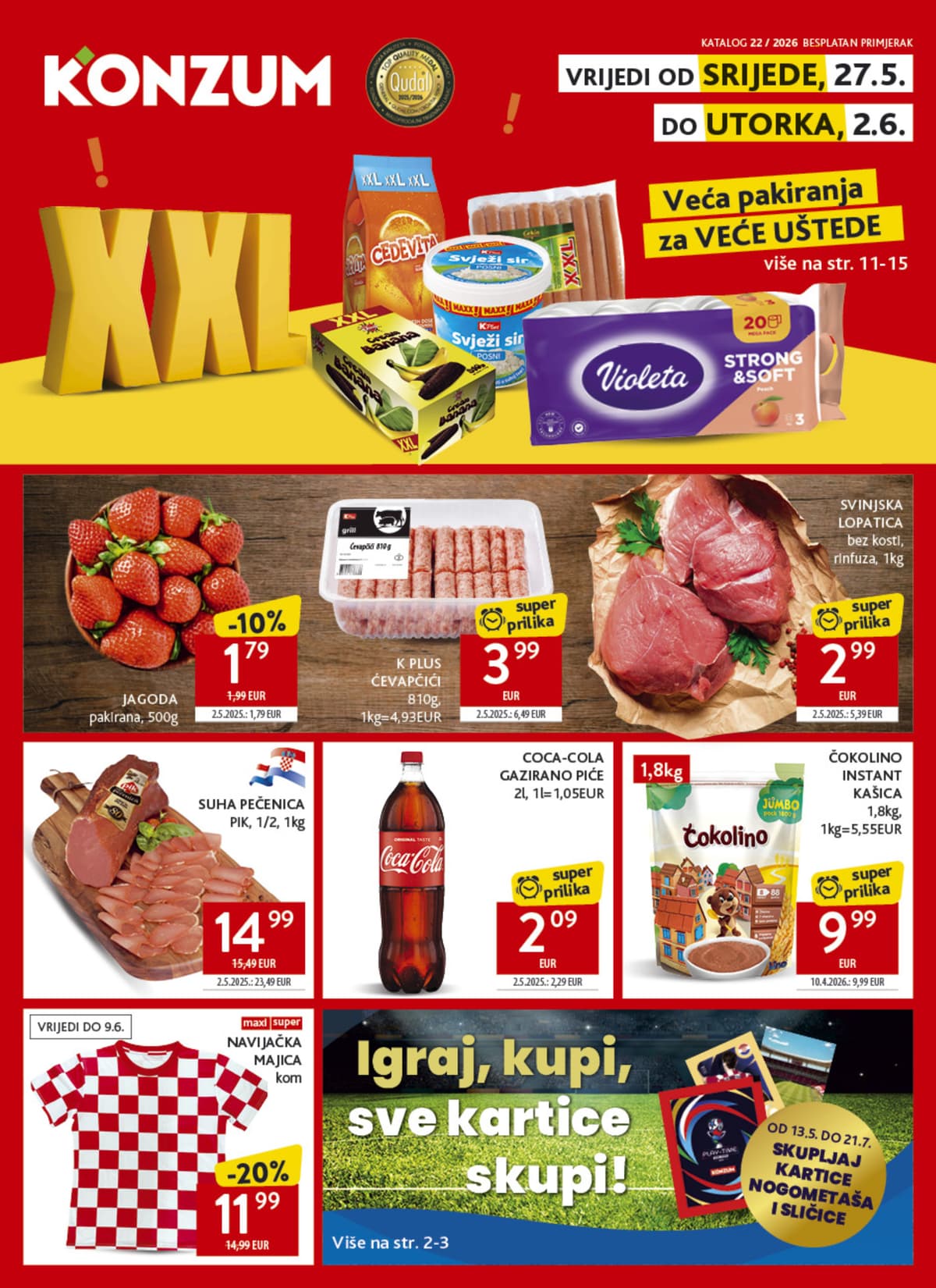 Stranica 1. Konzum kataloga - Tjedna Akcija od 25.05.2026.