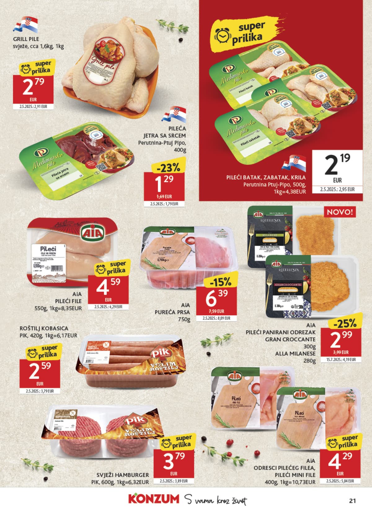 Stranica 21. Konzum kataloga - Tjedna Akcija od 25.05.2026.