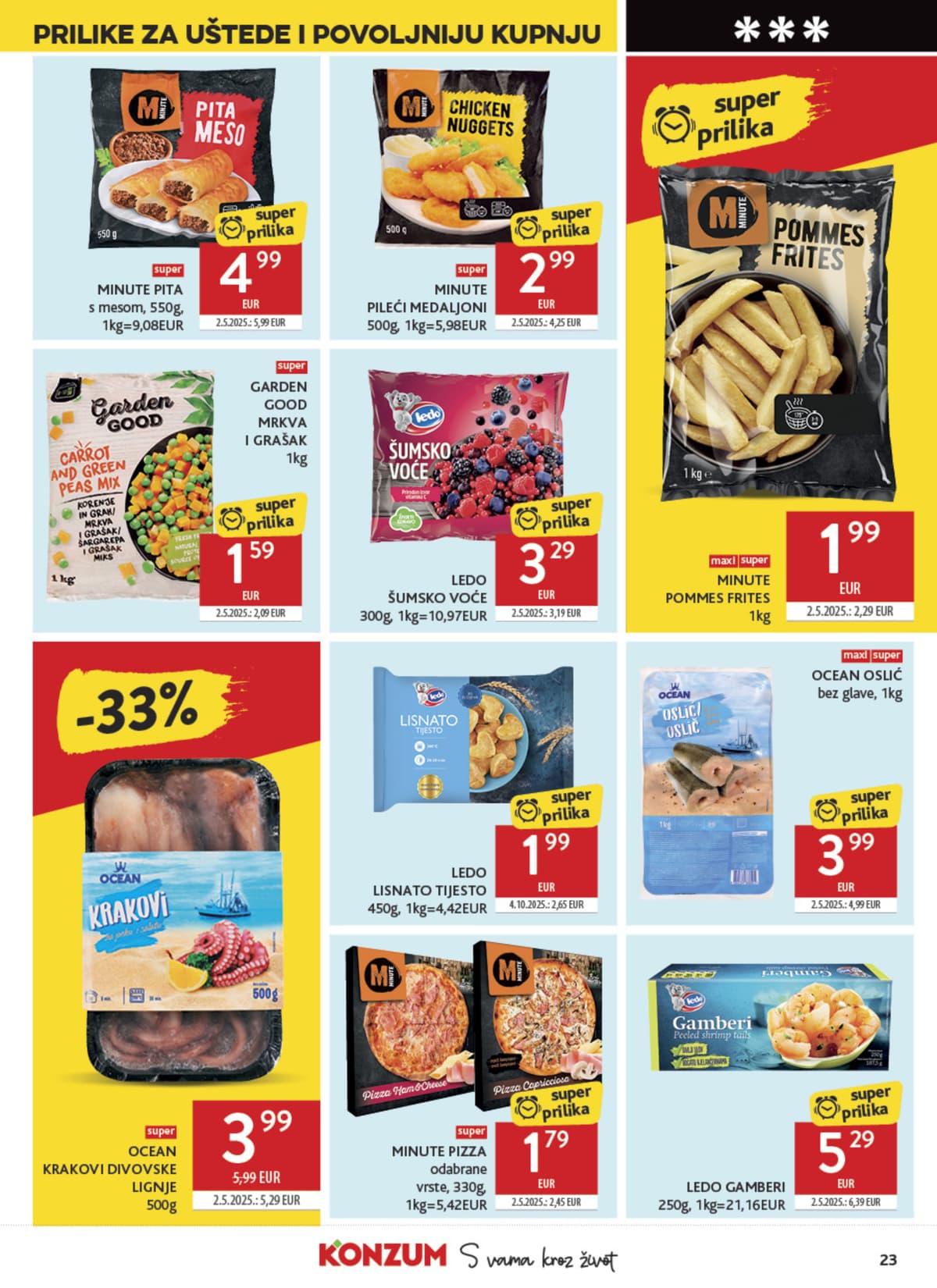 Stranica 23. Konzum kataloga - Tjedna Akcija od 25.05.2026.