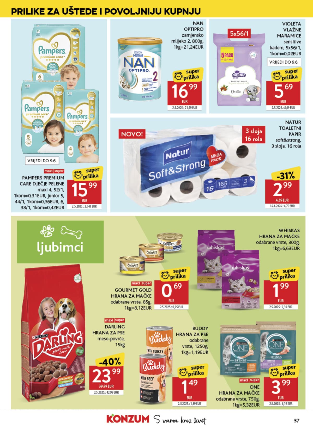 Stranica 37. Konzum kataloga - Tjedna Akcija od 25.05.2026.