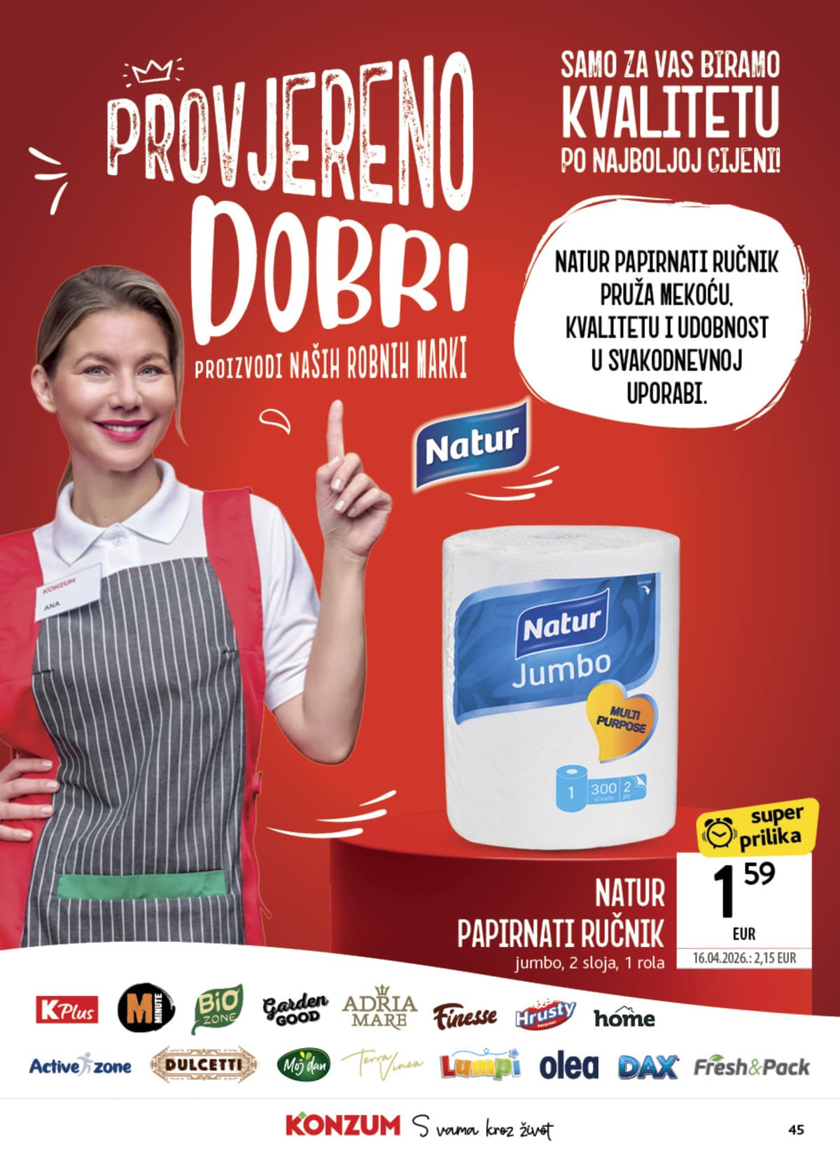 Stranica 45. Konzum kataloga - Tjedna Akcija od 25.05.2026.