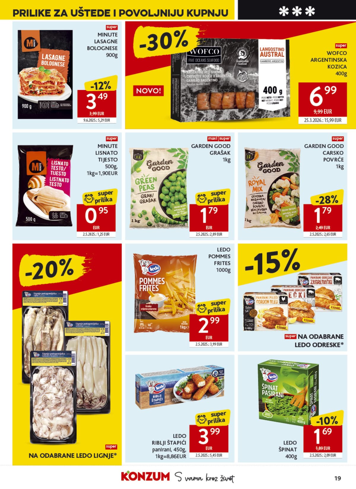 Stranica 19. Konzum kataloga - Tjedna Akcija od 01.06.2026.