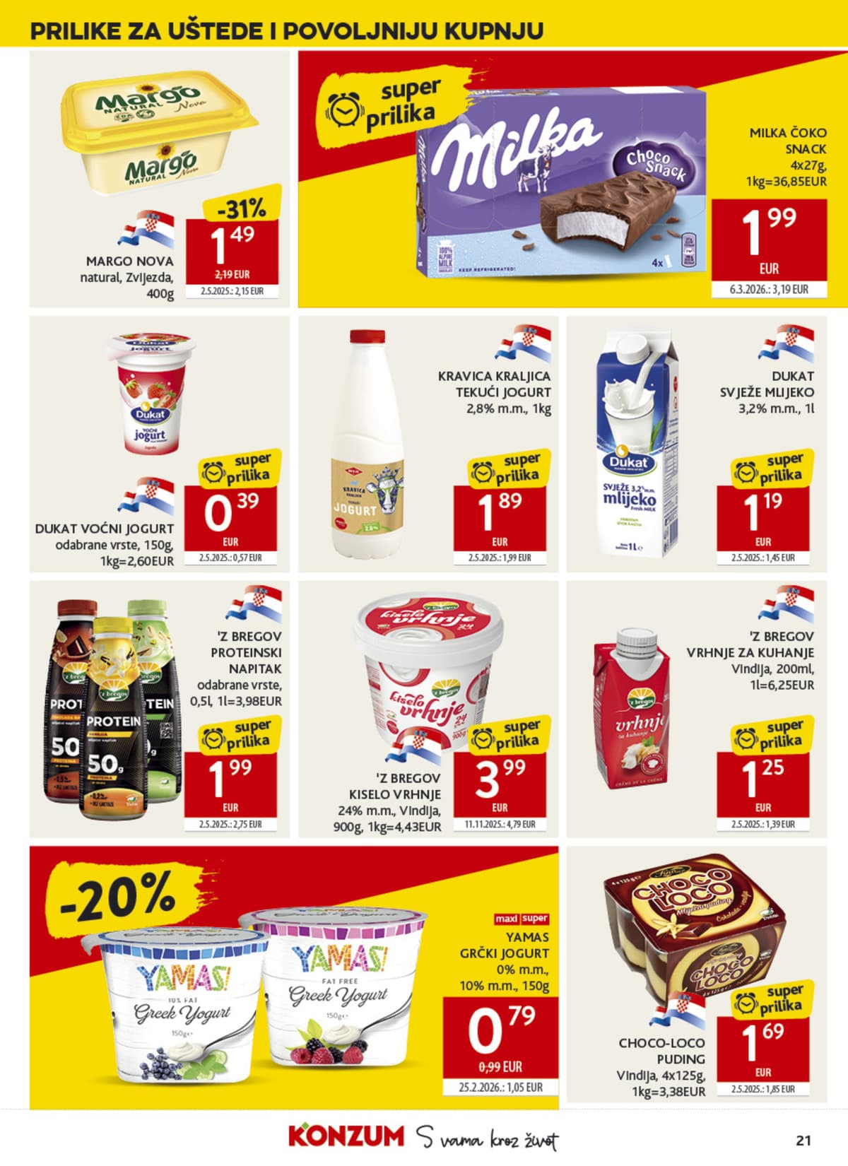 Stranica 21. Konzum kataloga - Tjedna Akcija od 01.06.2026.