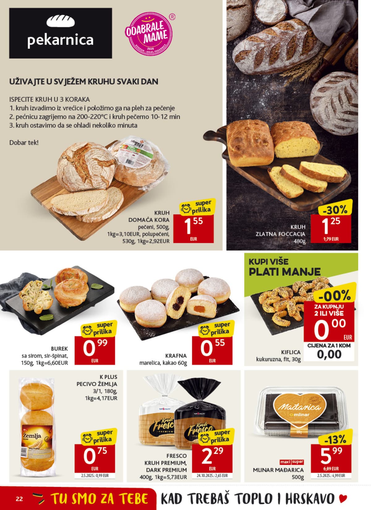 Stranica 22. Konzum kataloga - Tjedna Akcija od 01.06.2026.