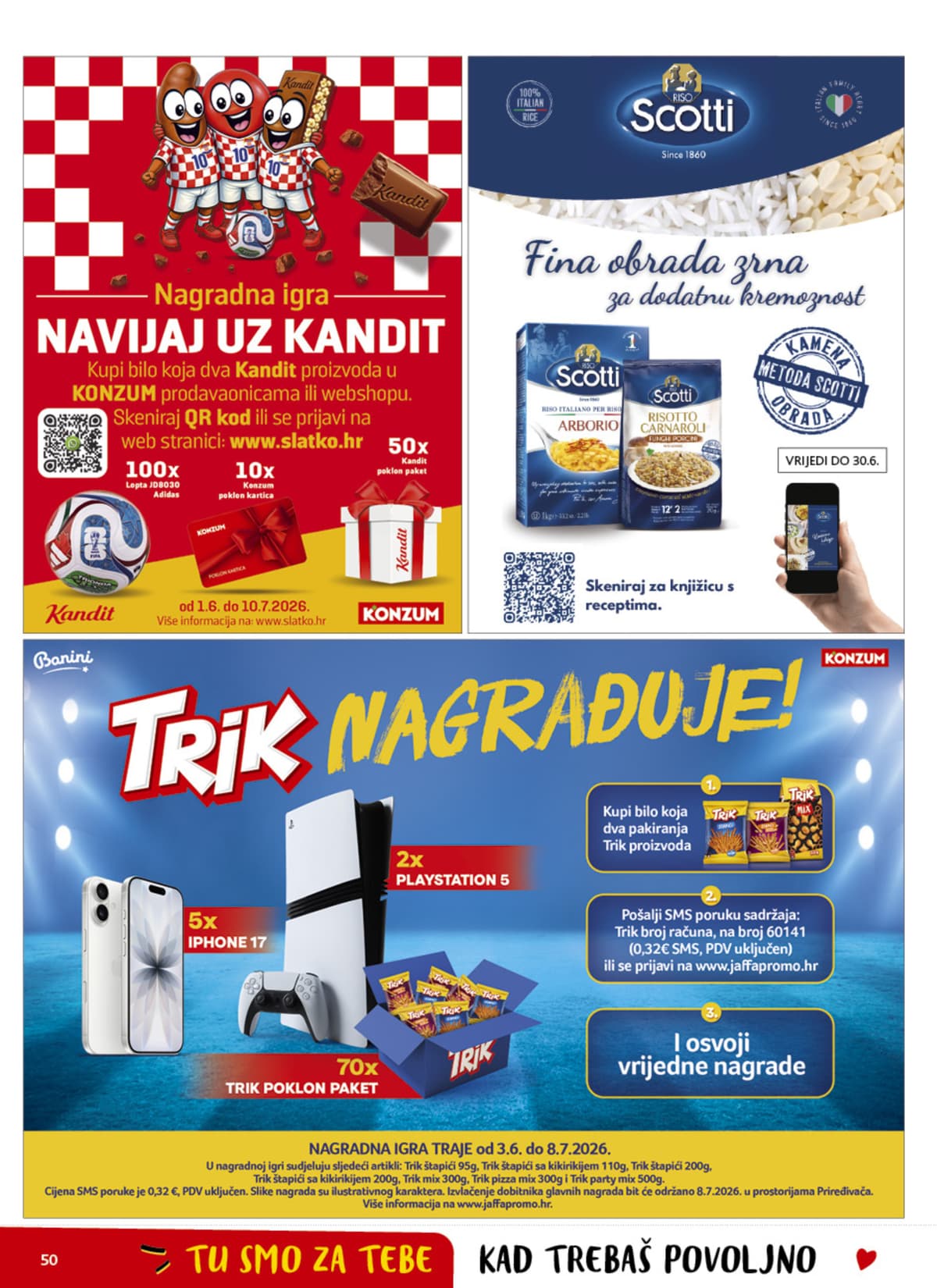 Stranica 50. Konzum kataloga - Tjedna Akcija od 01.06.2026.